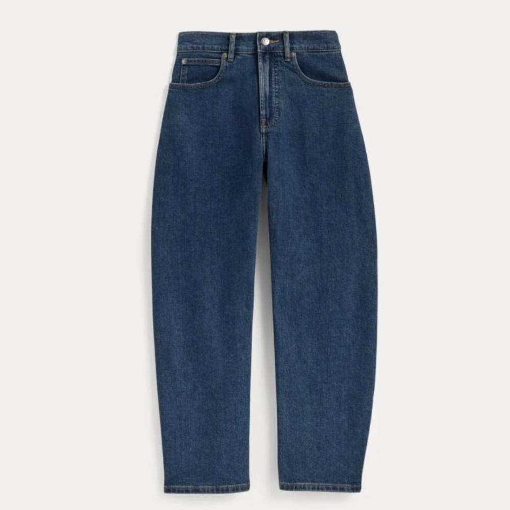 Everlane Way-High Curve Jean Ocean Blue Size 24